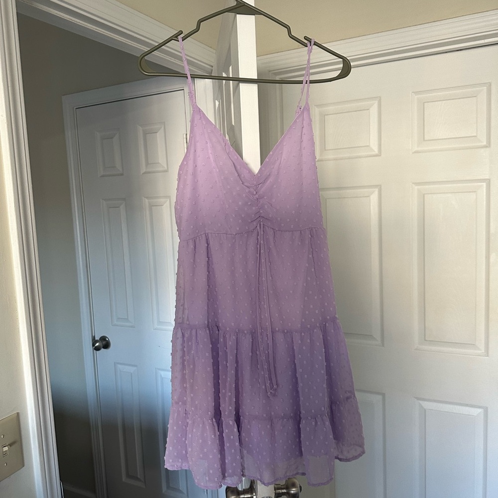 Lavender Tiered Dress